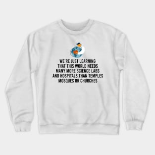 Reality kicks in... Crewneck Sweatshirt